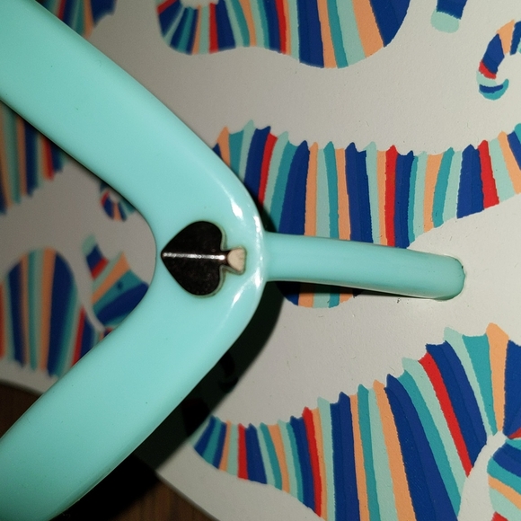 NEW Kate Spade Feldon Flip Flop in Seahorse Print - Picture 11 of 15